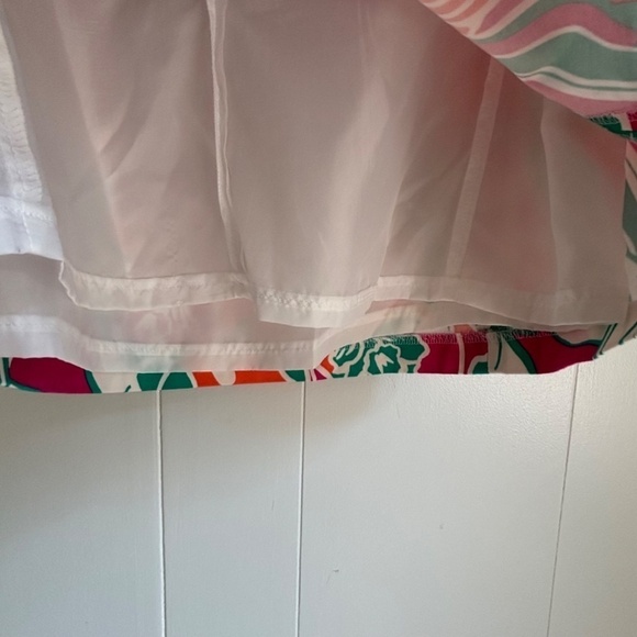 Anne Klein tropical print shift dress size 10 - Picture 8 of 14